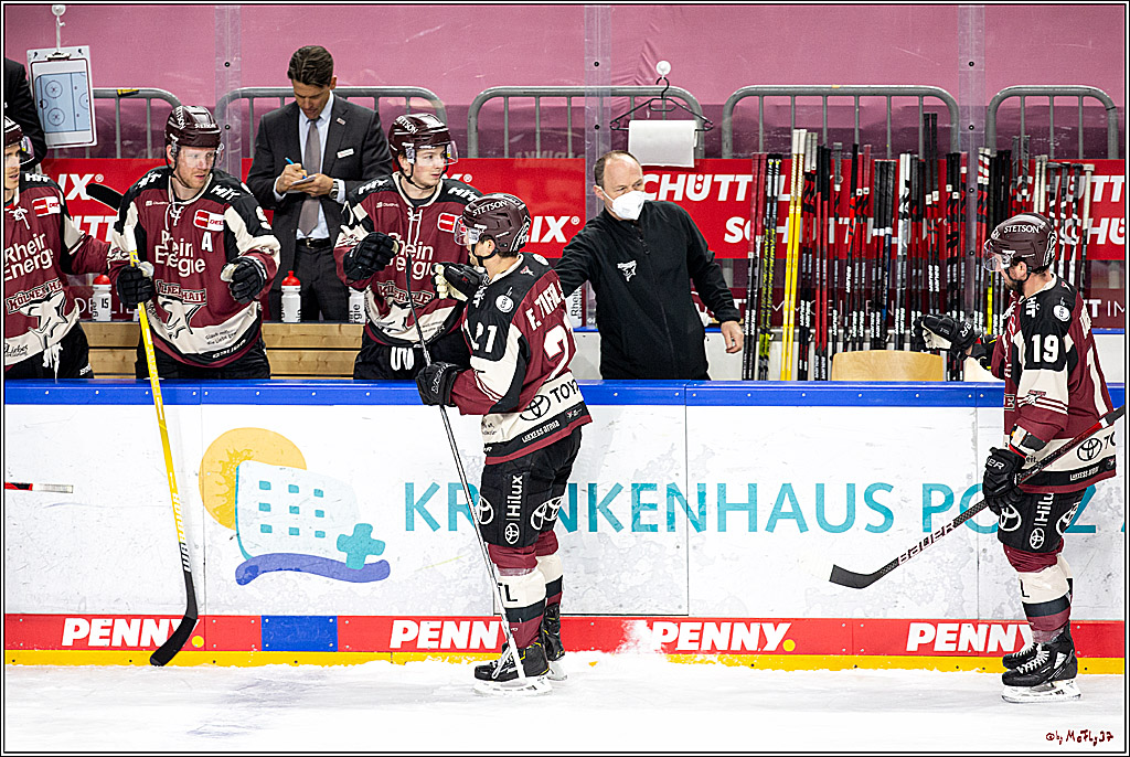 PENNY DEL;  Koelner Haie - Schwenninger Wild Wings; Koeln, 21.03.2021